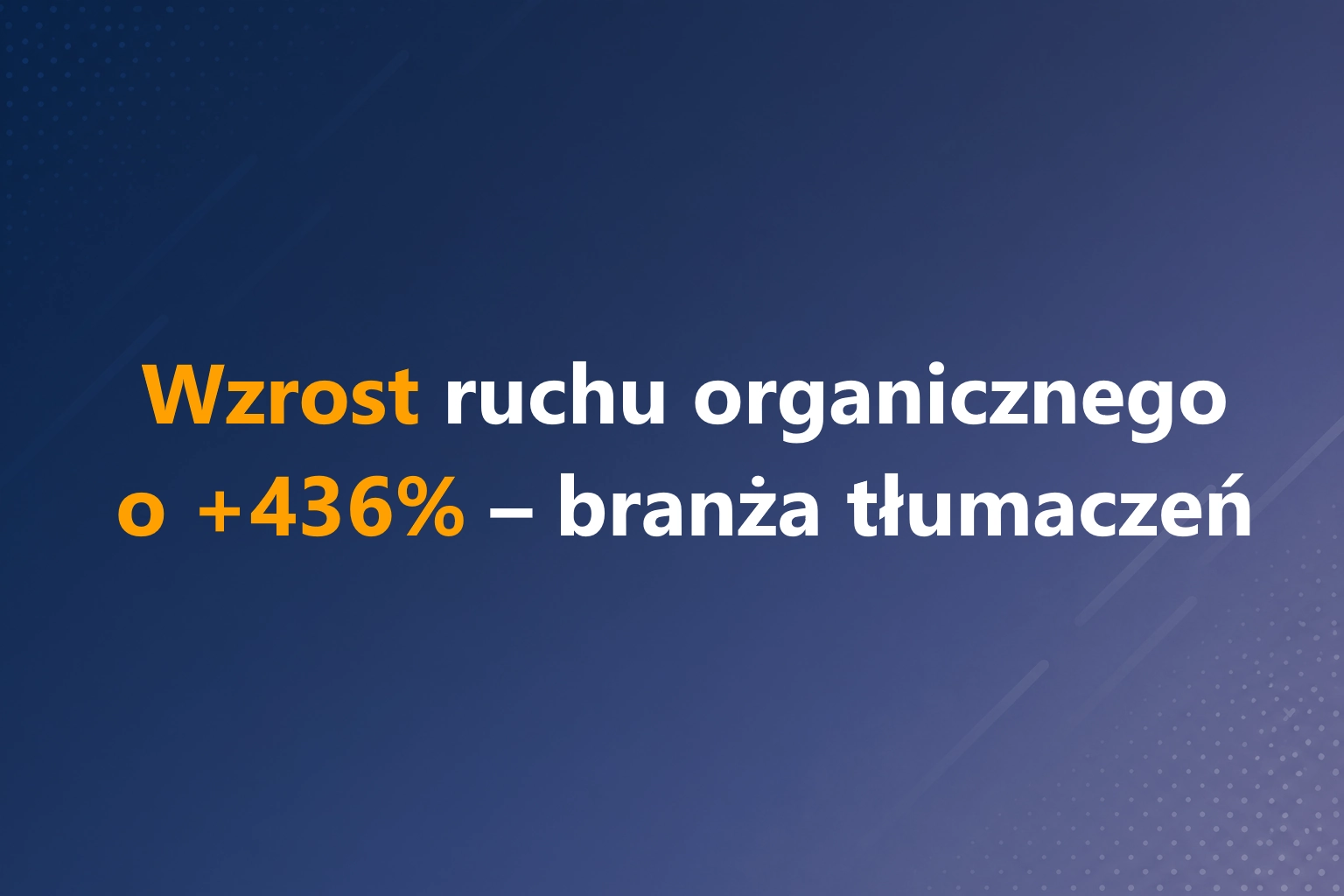 Jak zwiększyliśmy ruch organiczny biura tłumaczeń o +436% w rok?