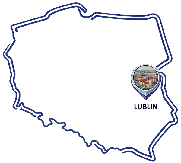 Mapa Lublina – pozycjonowanie lokalne
